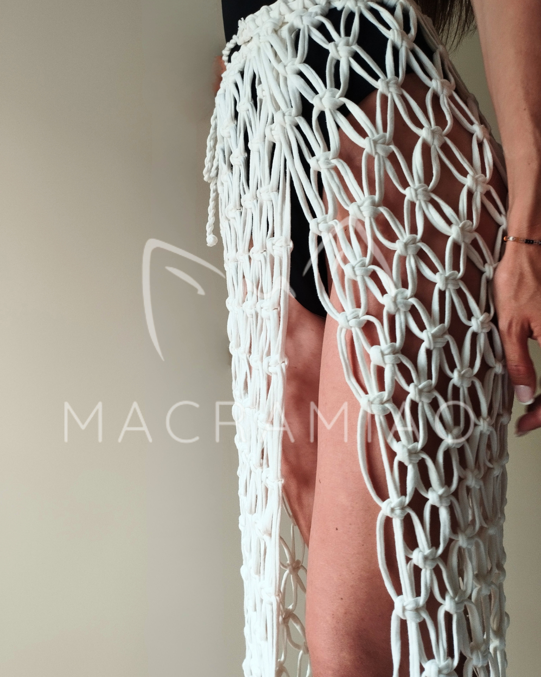 Gonna in macramè