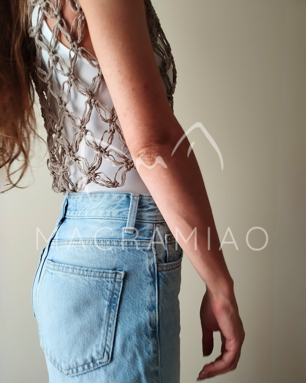 Crop Top traforato