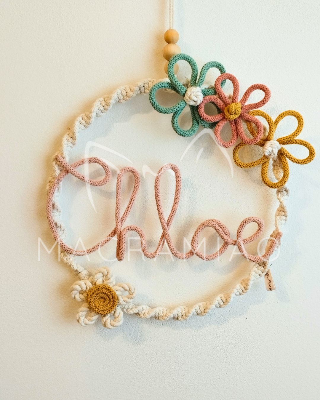 Fiocco Nascita "Flower Power"