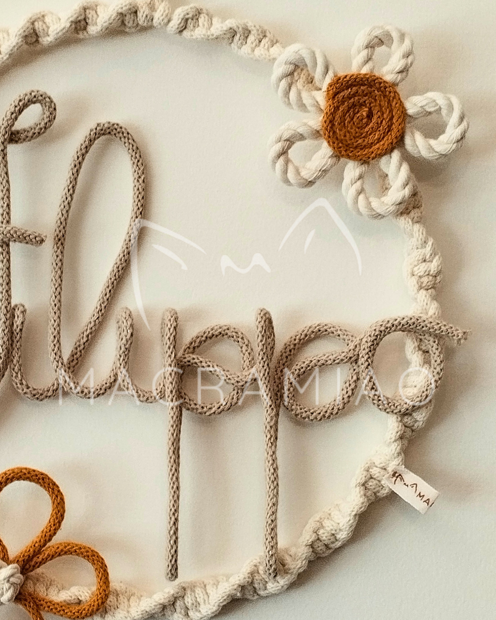 Fiocco Nascita "Flower Power"