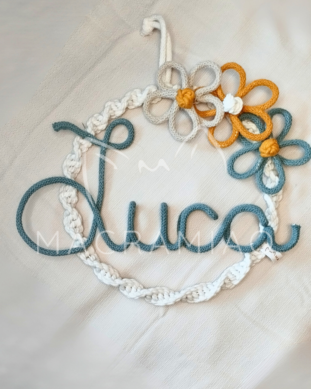 Fiocco Nascita "Flower Power"