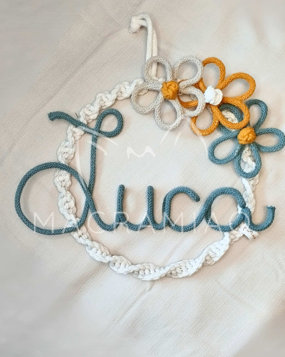 Fiocco Nascita "Flower Power"