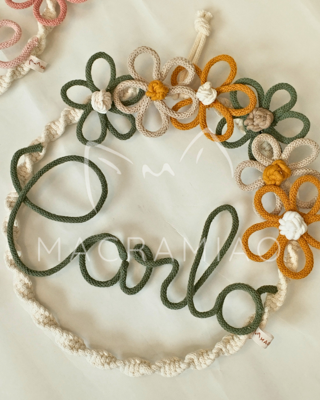 Fiocco Nascita "Flower Power"