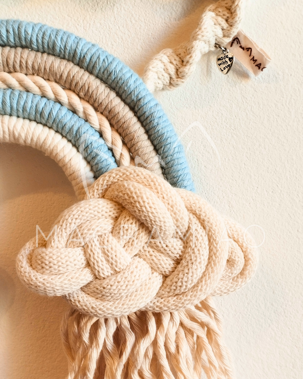 Fiocco Nascita "Fluffy Sky"