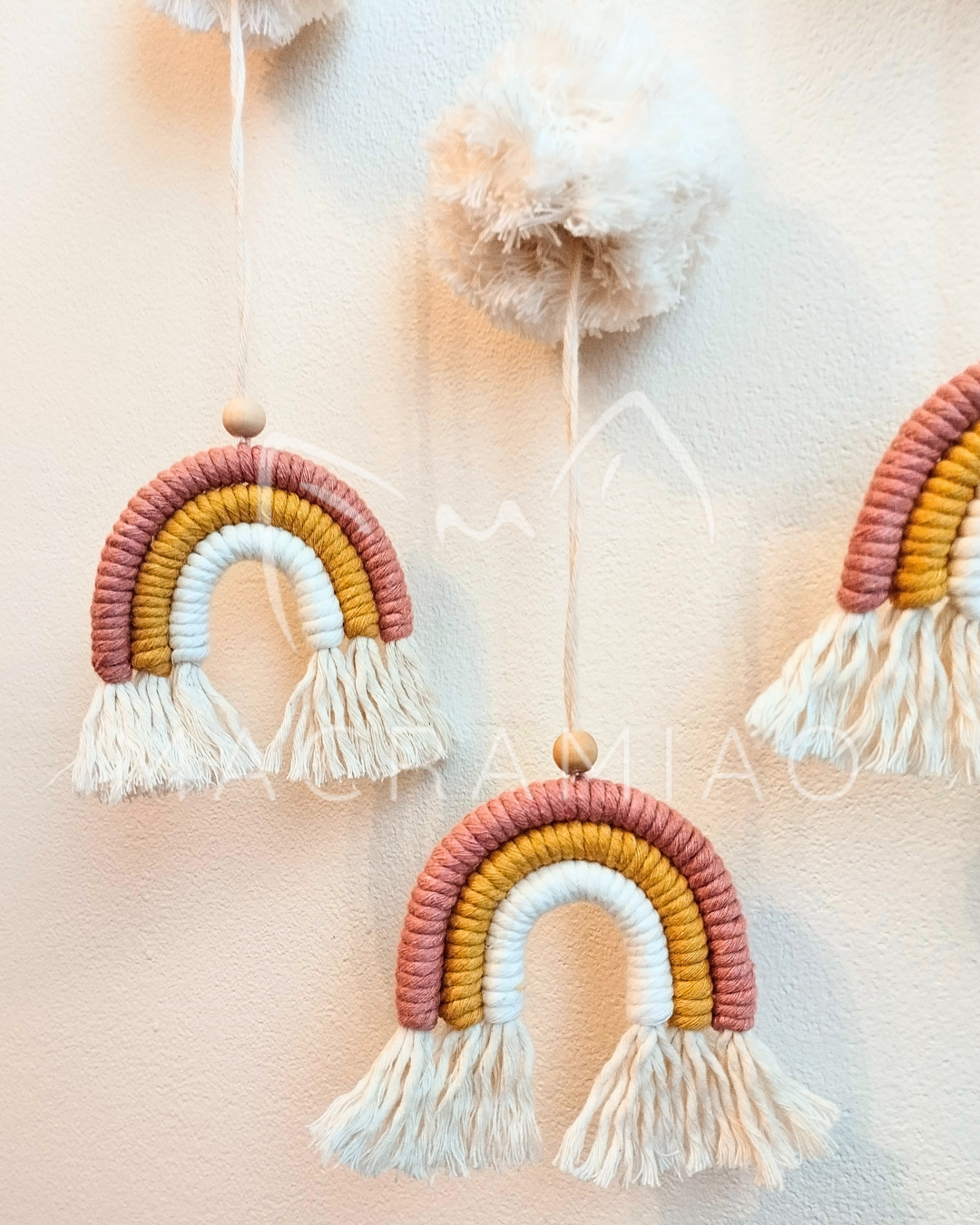 Fiocco Nascita "Fluffy Sky"