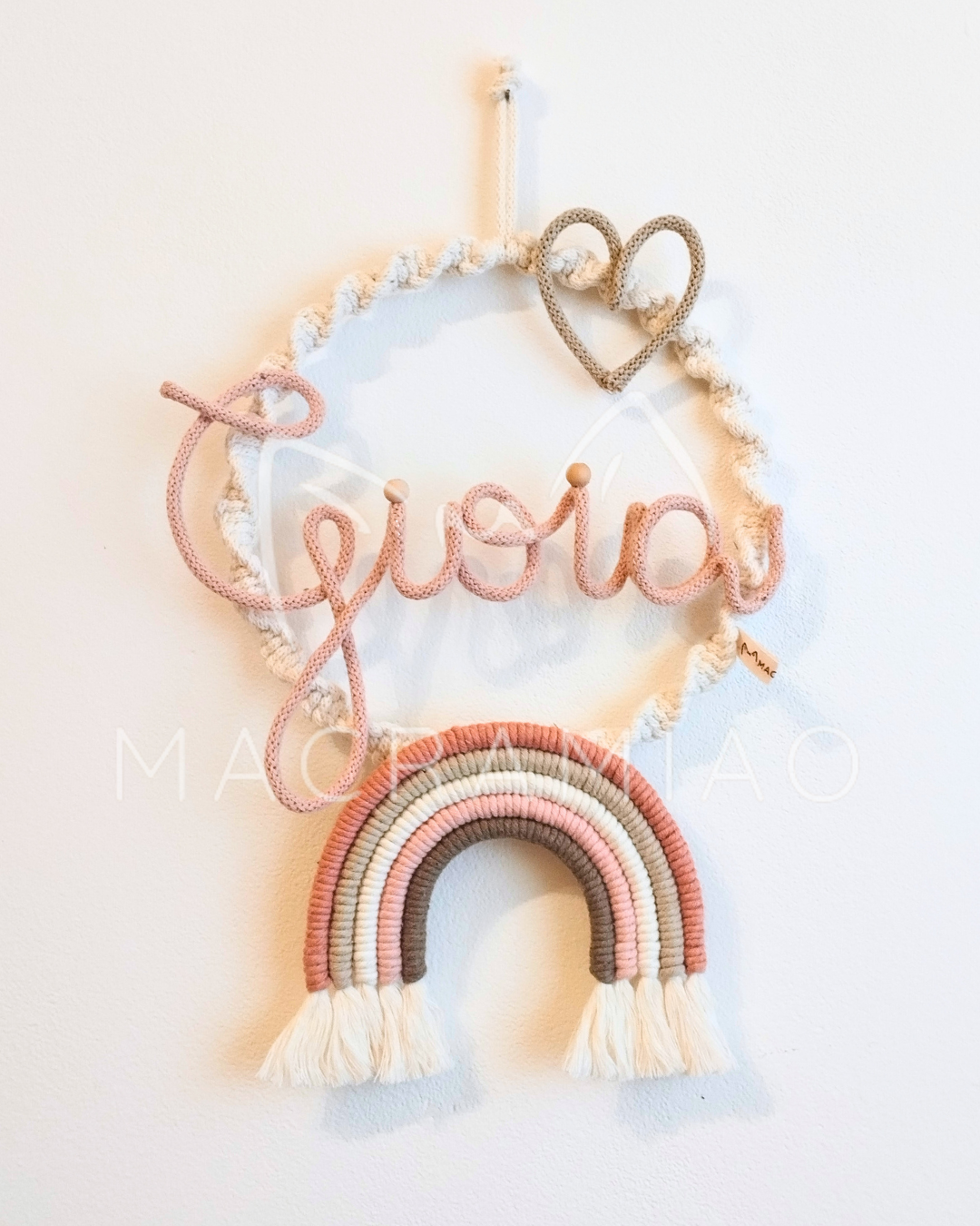 Fiocco Nascita "Rainbow Love"