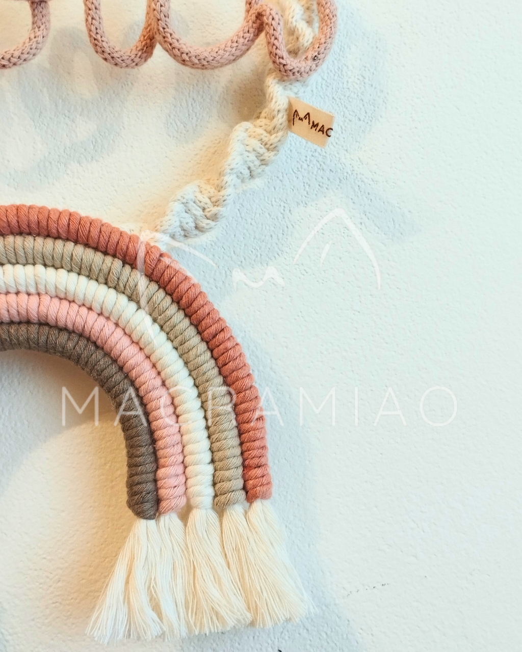 Fiocco Nascita "Rainbow Love"