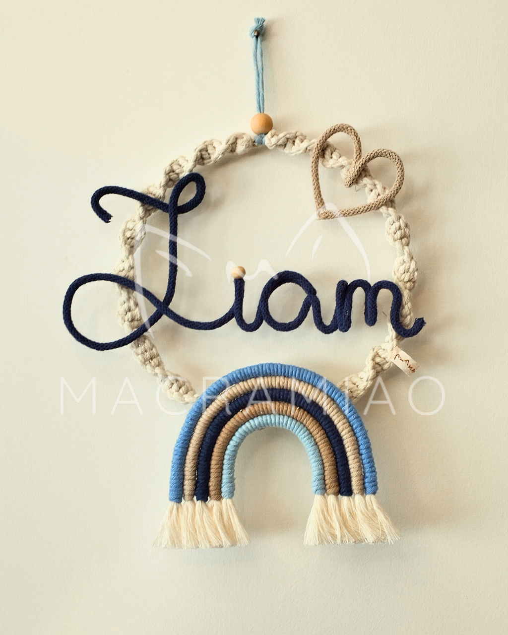 Fiocco Nascita "Rainbow Love"