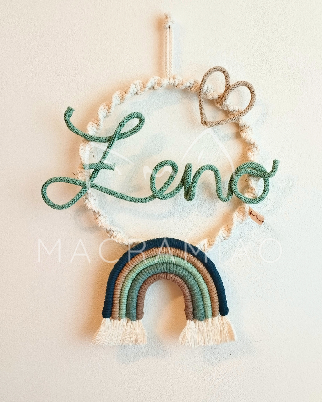 Fiocco Nascita "Rainbow Love"