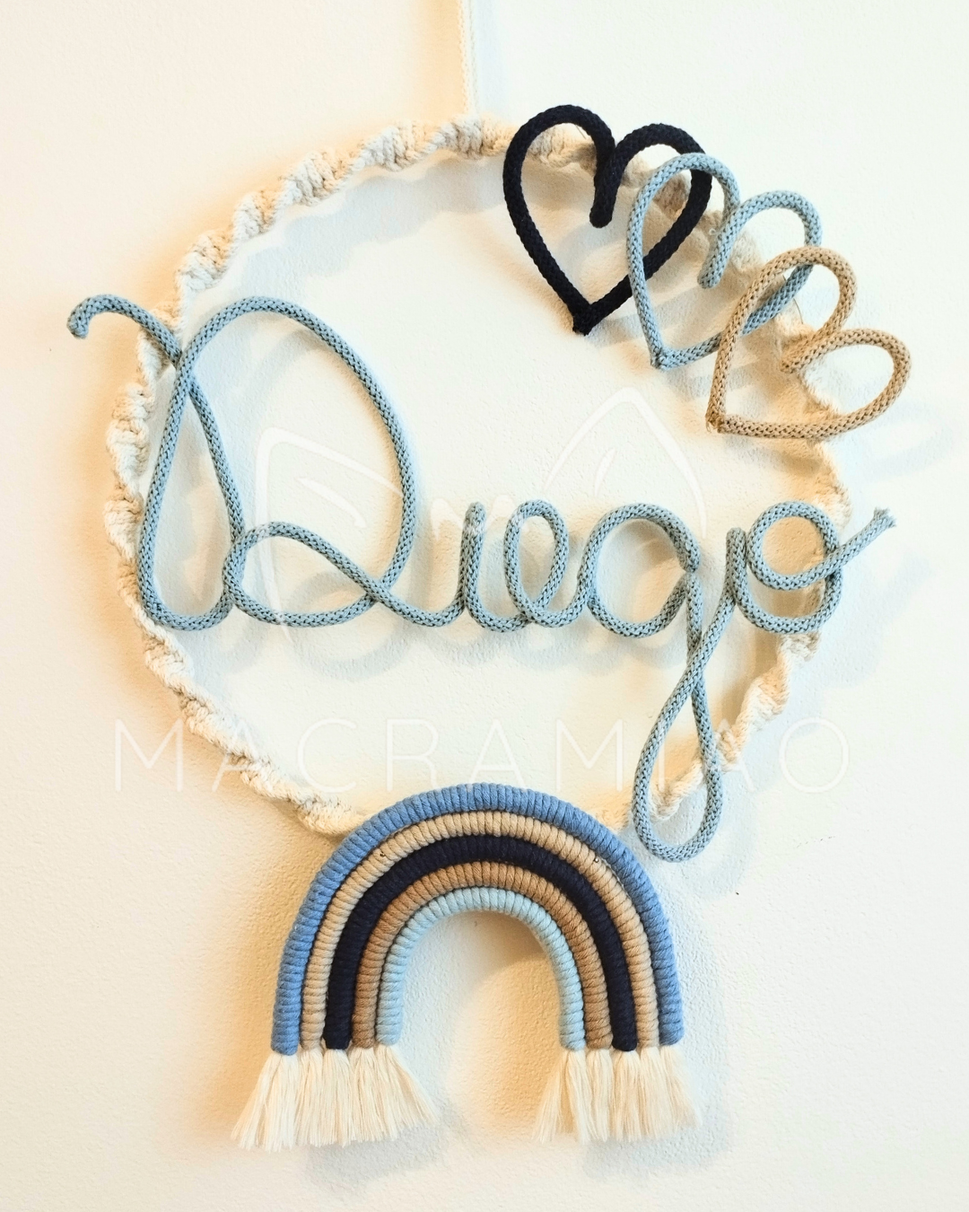 Fiocco Nascita "Rainbow Love"