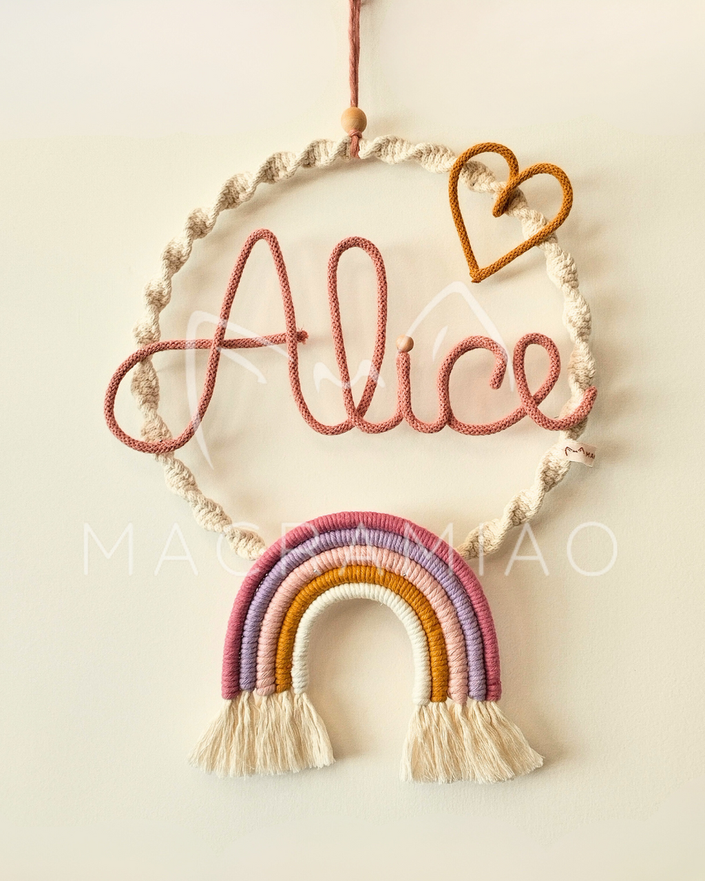 Fiocco Nascita "Rainbow Love"