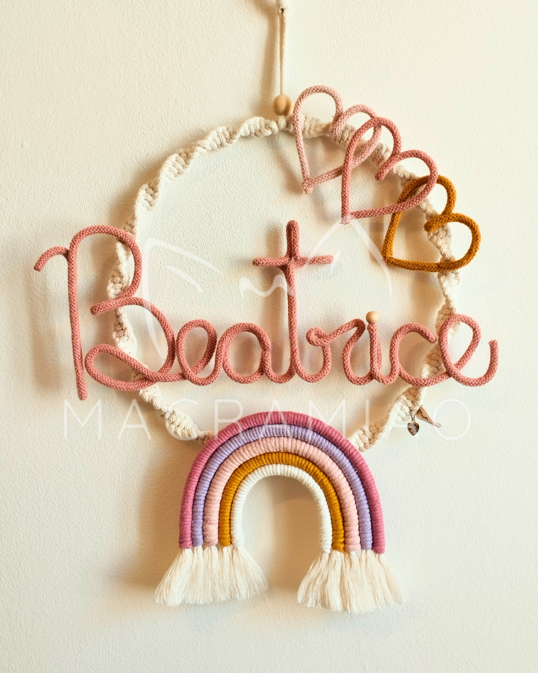 Fiocco Nascita "Rainbow Love"