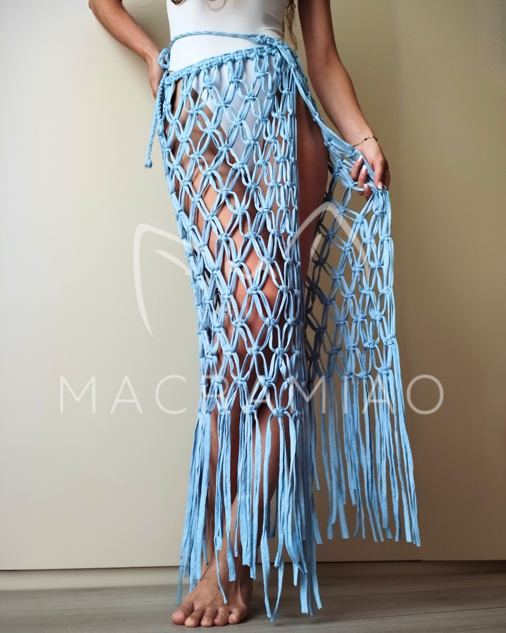 Gonna in macramè